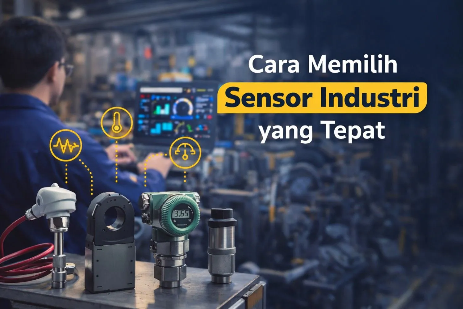 Cara Memilih Sensor Industri yang Tepat untuk Monitoring Mesin