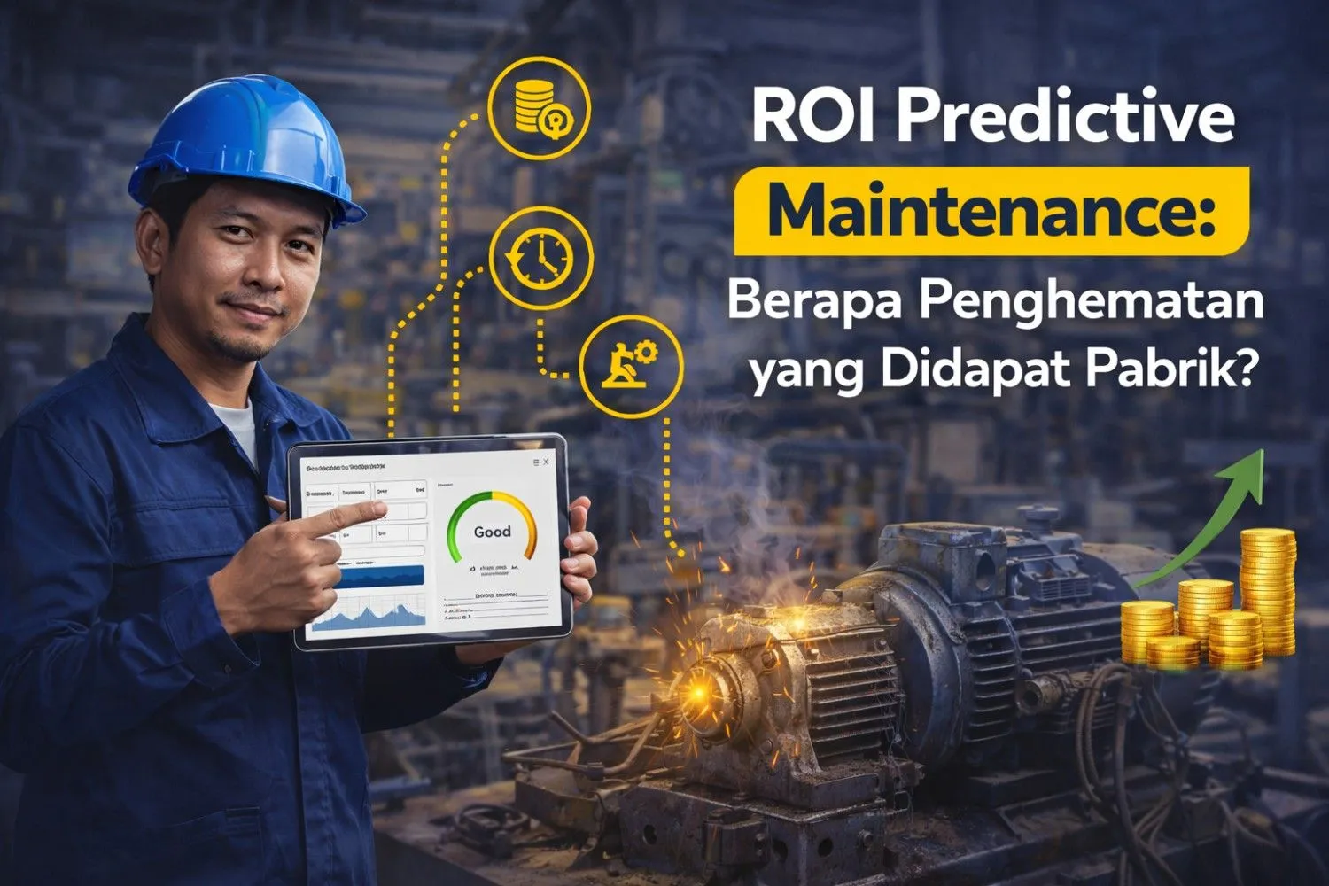 ROI Predictive Maintenance: Berapa Penghematan yang Didapat Pabrik?