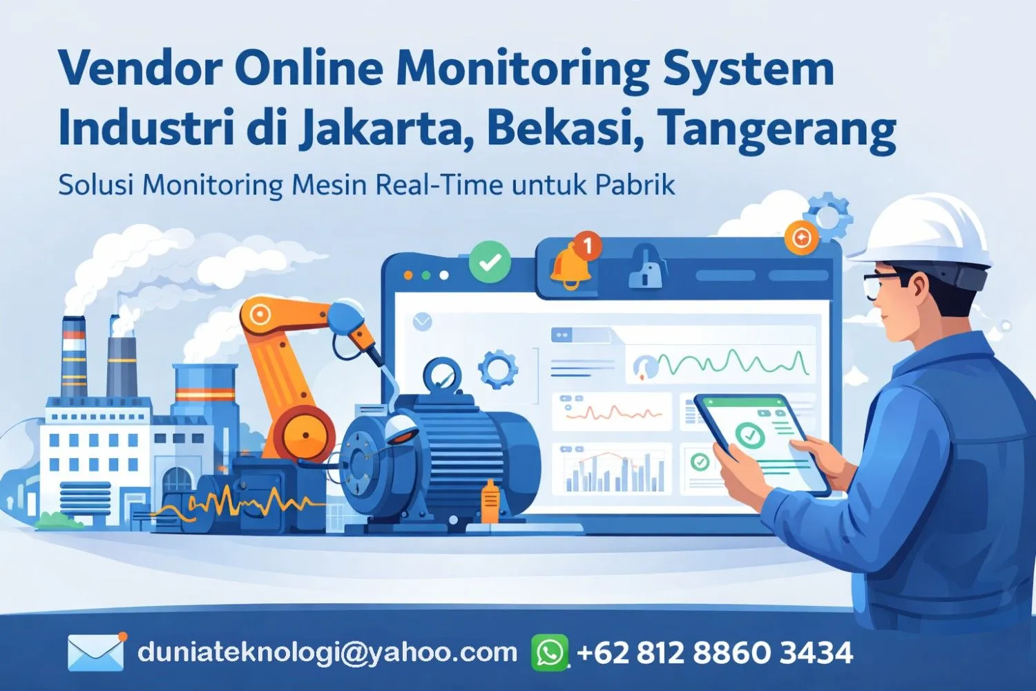 Vendor Online Monitoring System Industri di Jakarta, Bekasi, dan Tangerang